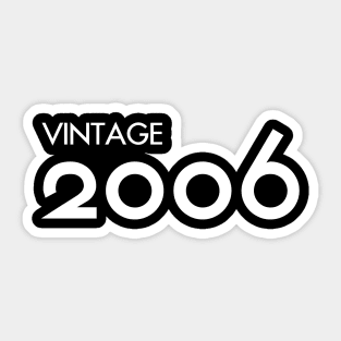 Vintage 2006 Gift 14th Birthday Party Sticker